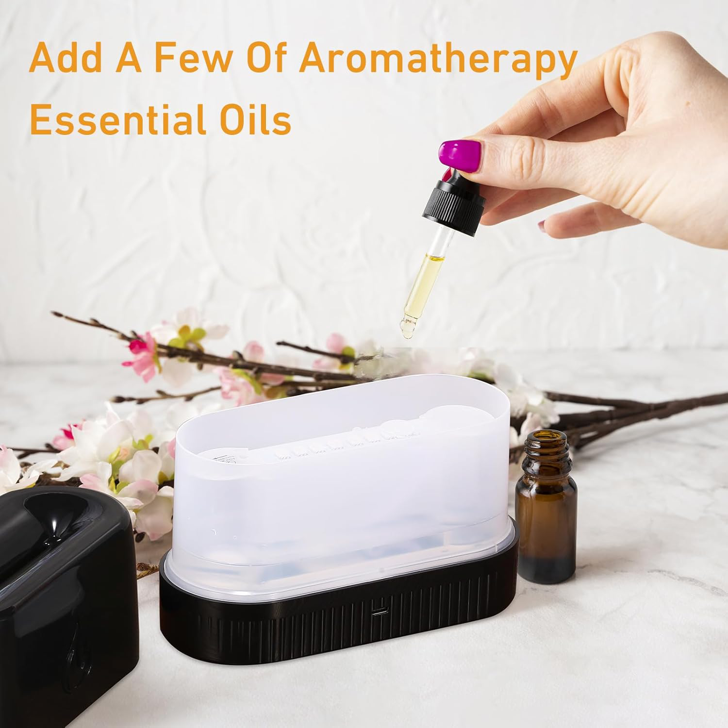 Aromatherapy Diffuser with Flame Light